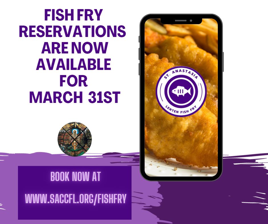 Make Your Fish Fry Reservation NOW!