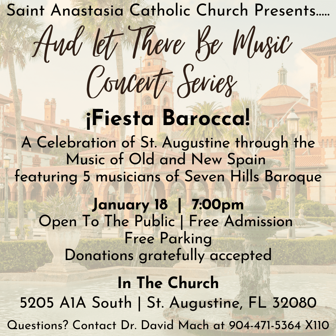 Concert This Saturday, January 18  7:00pm!